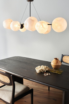 Anthropologie Cloud Chandelier In Black