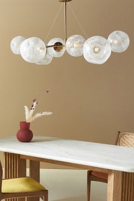 Milk glass deals chandelier anthropologie