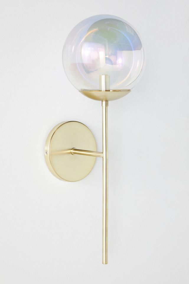 Iridescent Globe Sconce Wall Light #2