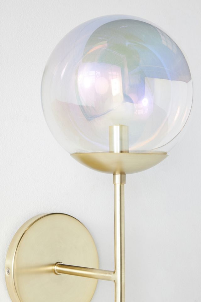 Iridescent Globe Sconce Wall Light #3