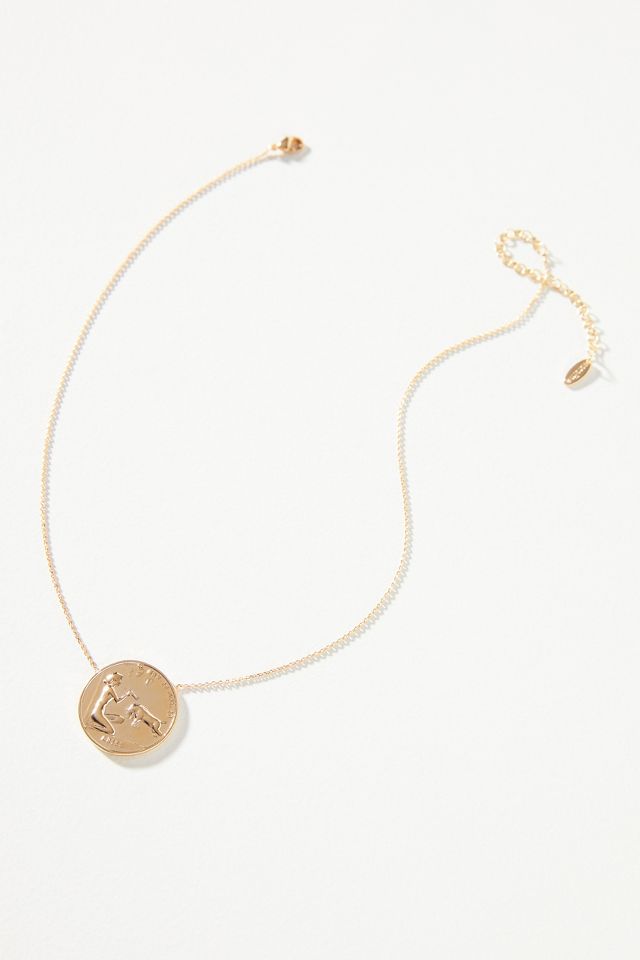 Anthropologie deals zodiac necklace