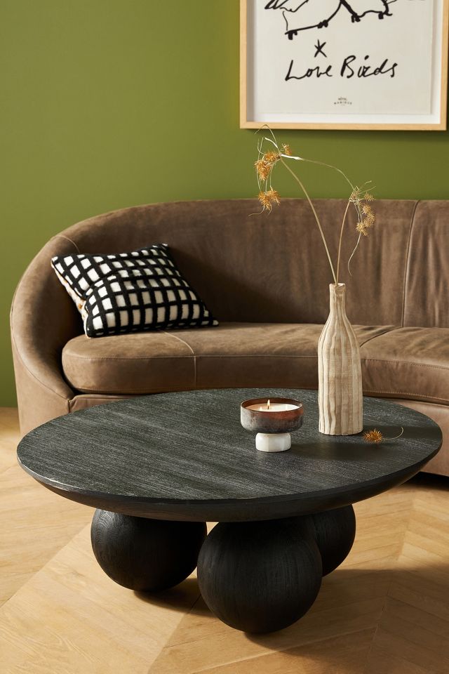 Anthropologie wood deals coffee table