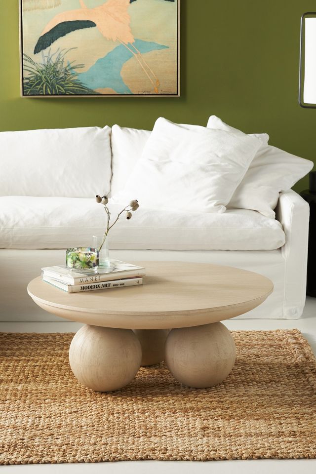 Anthropologie black store coffee table