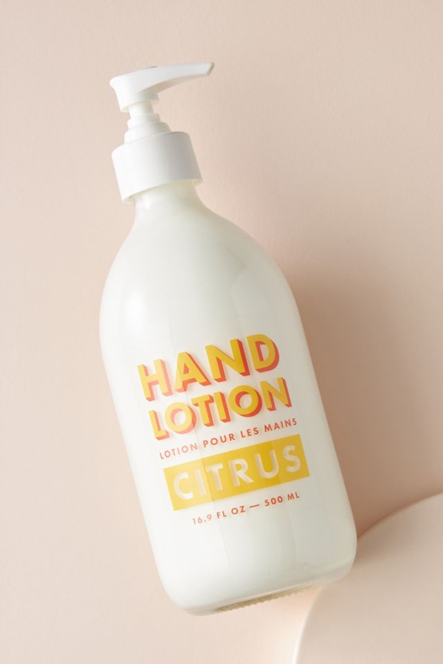 Pencil & Paper Co. Glass Bottle Hand Lotion