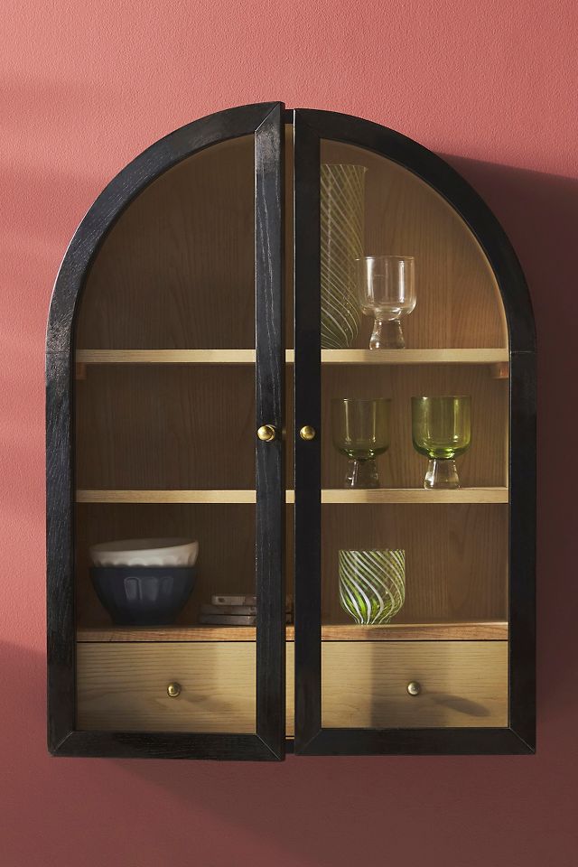 Fern Storage Cabinet by Anthropologie in Black