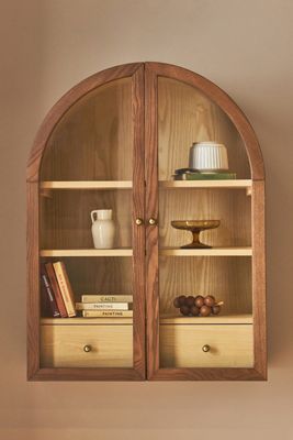 Fern Wood Arch Wall Cabinet