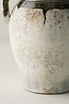 Aged Ceramic Moss Drip Vase #3