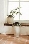 Aged Ceramic Moss Drip Vase #4
