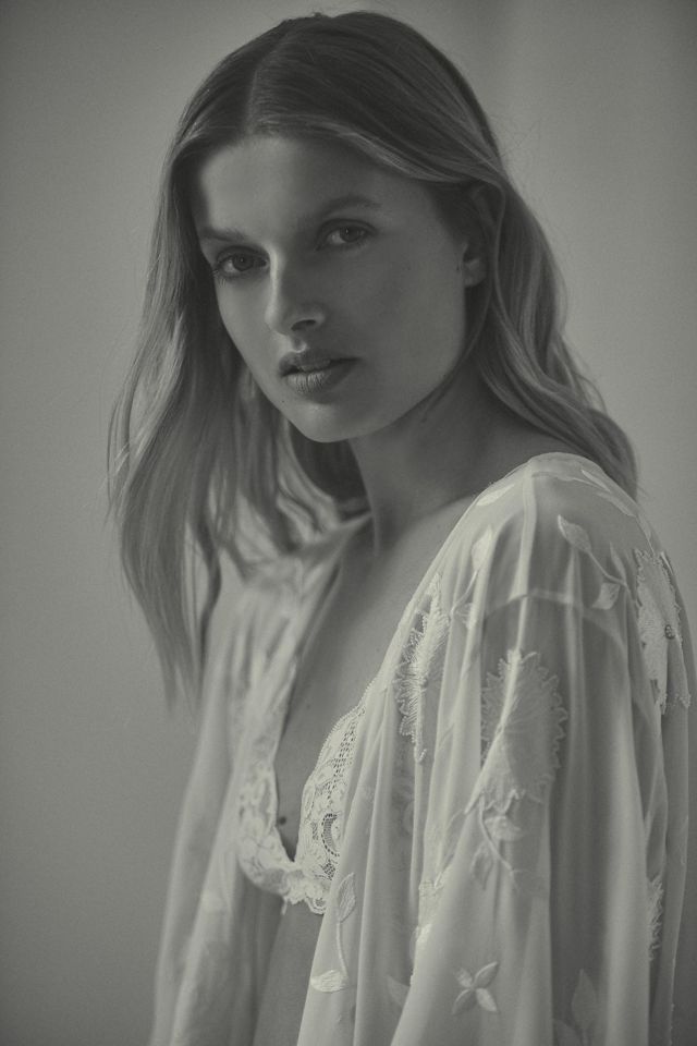 BHLDN Lilah Fringe Robe #3