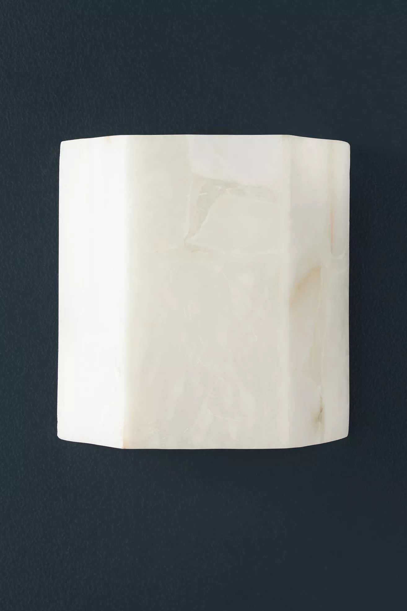 Borealis Alabster Hexagon Sconce Wall Light - thumbnail 3
