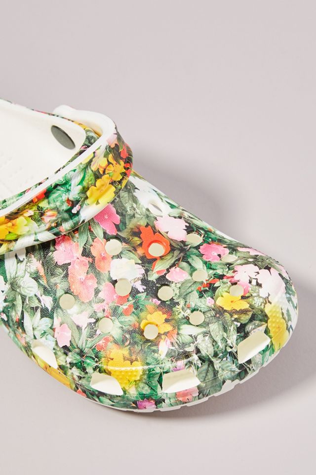 Crocs Classic Floral Clogs #1