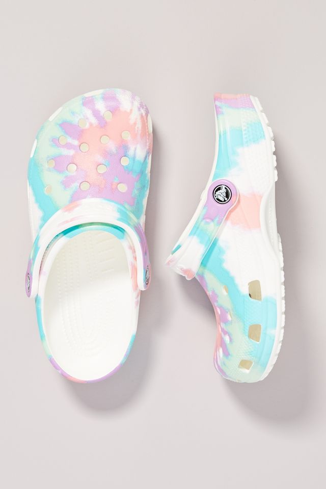 Tie dye clog on sale crocs