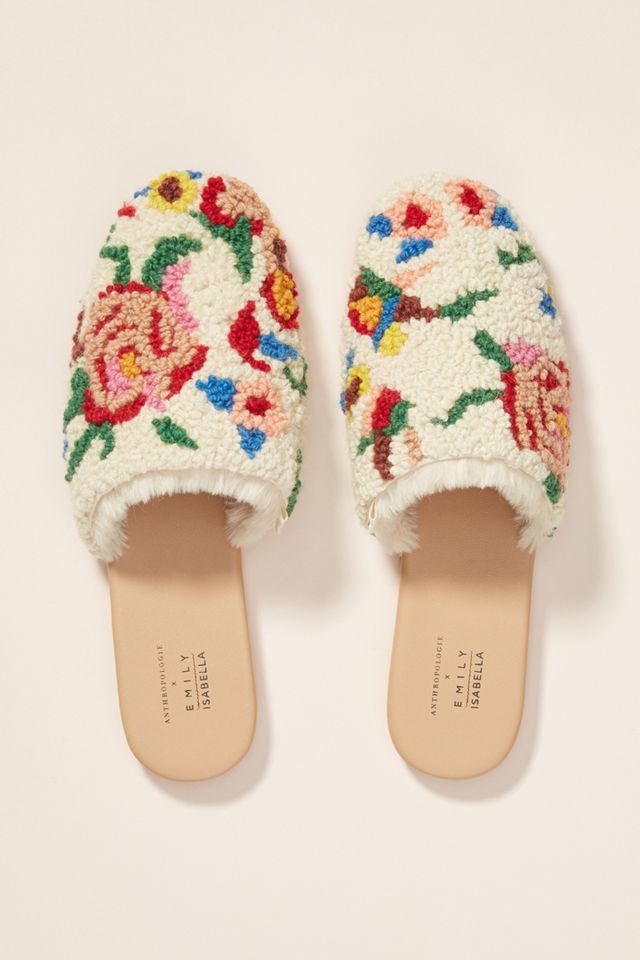 Emily Isabella Sherpa Slippers #1