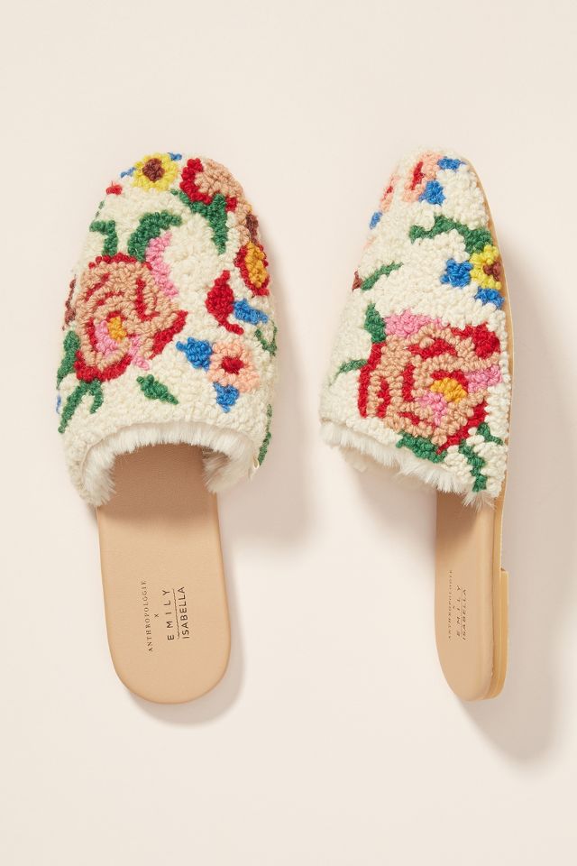 Emily Isabella Sherpa Slippers