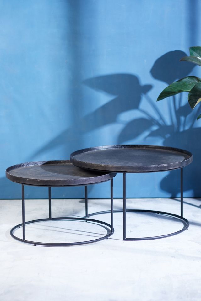 Round Nesting Coffee Tables #2