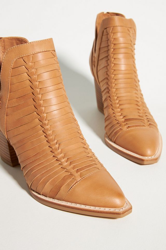 Silent D Leanah Woven Heeled Booties #2