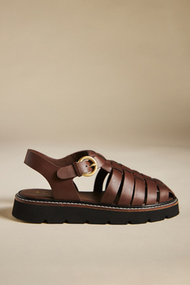 Anthropologie Fisherman Sport Sandals In Brown