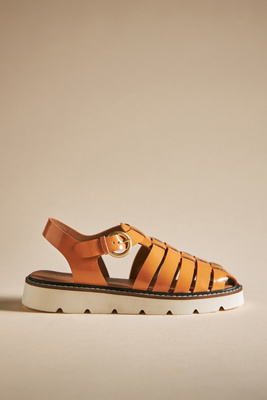 Anthropologie Fisherman Sport Sandals In Brown