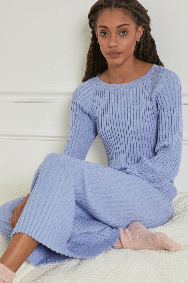 Take Knit Off Sweater and Pants Lounge Set