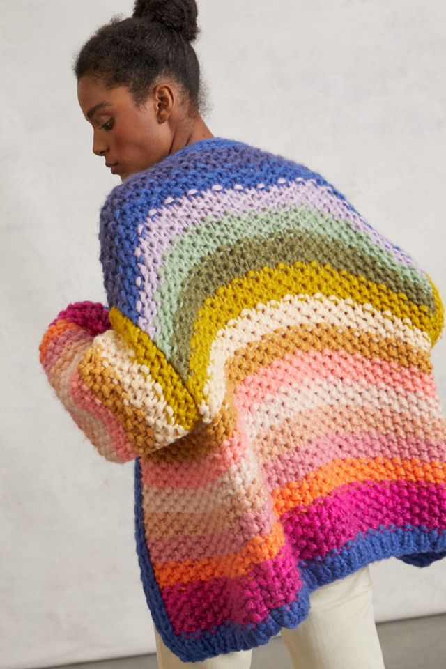 Rainbow Stripe Cardigan #2