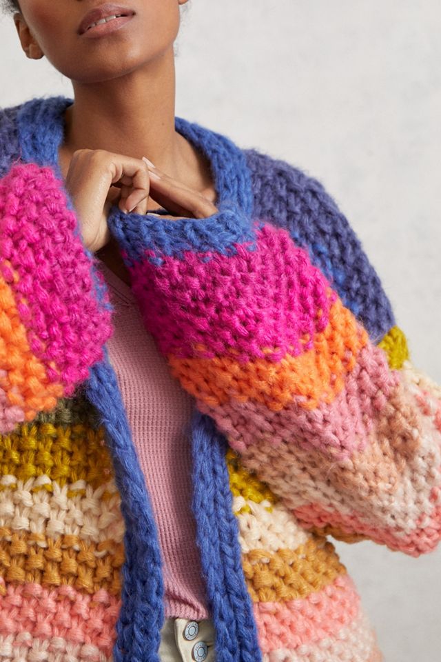 Rainbow Stripe Cardigan #4