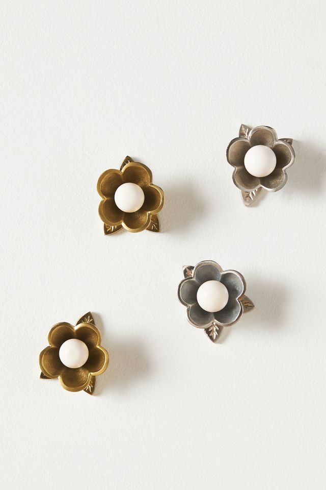 Nena Flower Knobs, Set of 2 #3