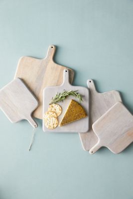 Gray Washed Serving Boards, Set of 5