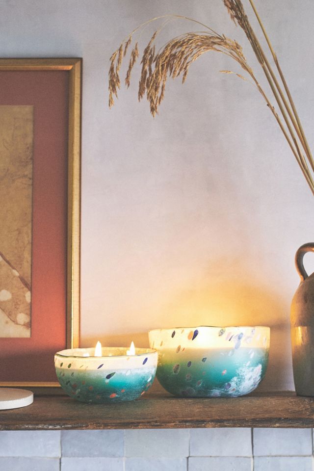 Confetti Glass Candle #1