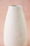 Floral Matte White Vase #7