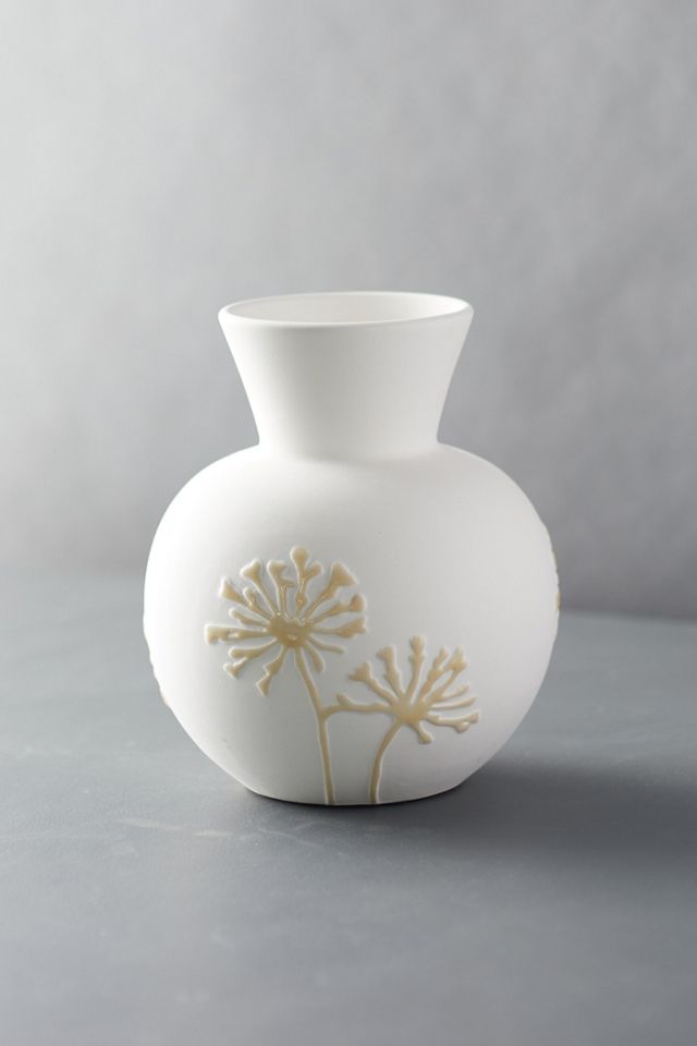 Floral Relief Vase #1