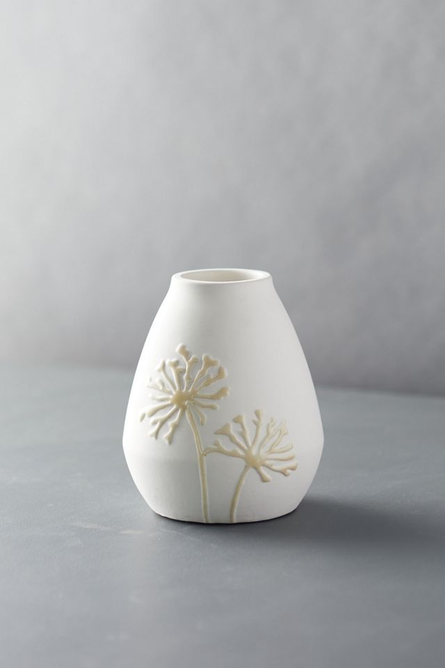 Floral Relief Vase #2