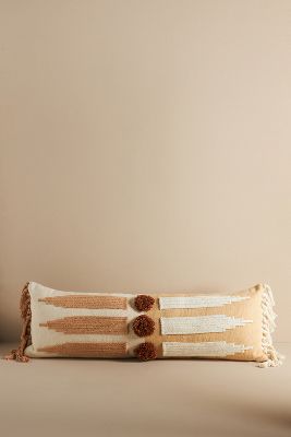 Anthropologie Luciana Textured Pillow In White