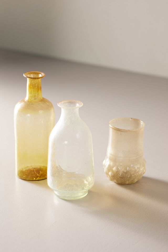 Recycled Glass Bud Vases, Set of 3 #3