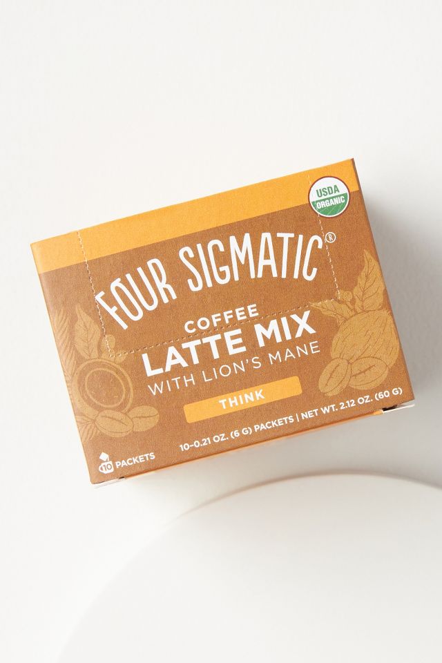 Think Coffee Latte: Energizing Mushroom & Lion's Mane Mix - Four Sigmatic