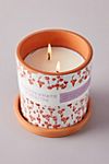 Blooming Terracotta Planter Candle #1
