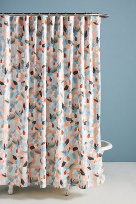 Maggie Stephenson Abelia Organic Cotton Shower Curtain