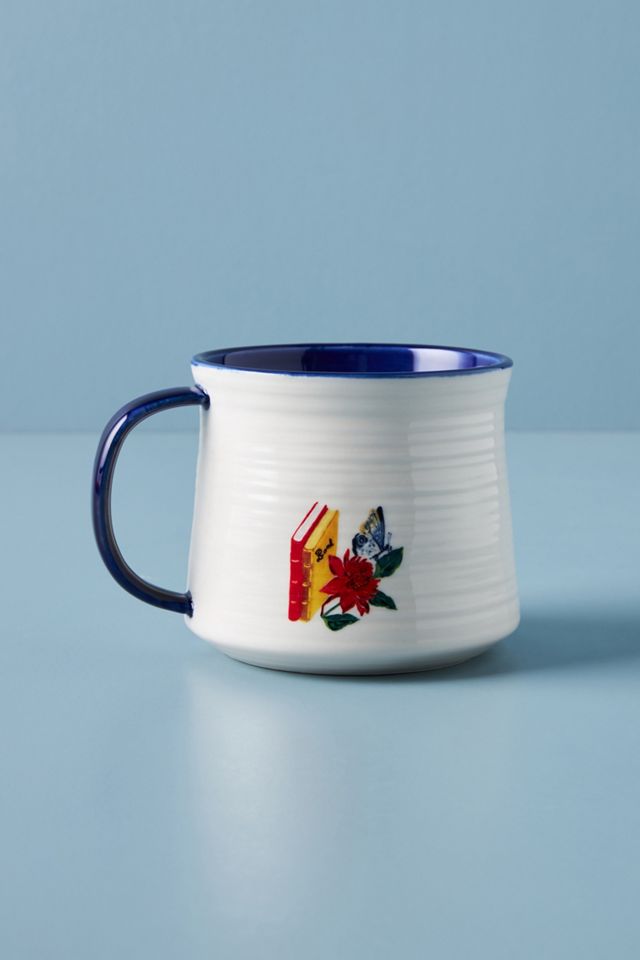 Nathalie Lete Bouquet Monogram Mug #2