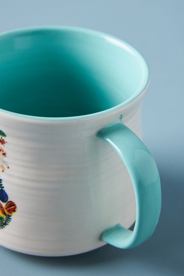 Nathalie Lete Bouquet Monogram Mug #6