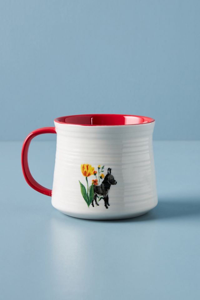 Nathalie Lete Bouquet Monogram Mug #8