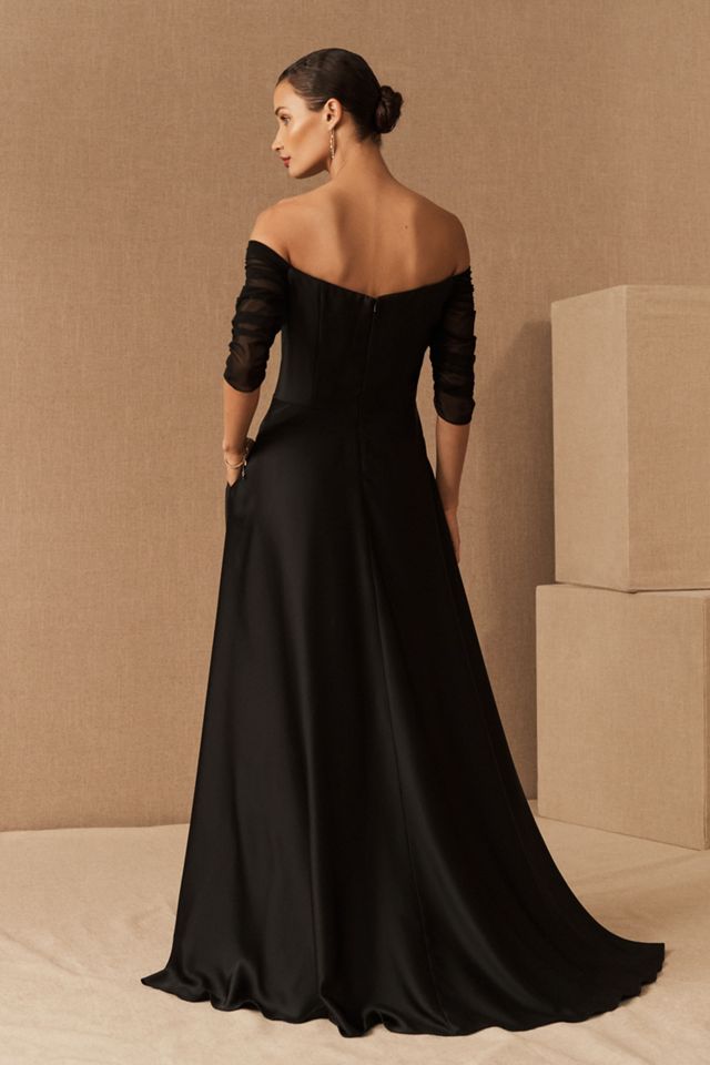 BHLDN Bowden Satin Dress #1