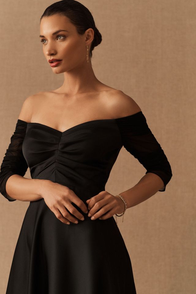 BHLDN Bowden Satin Dress #2