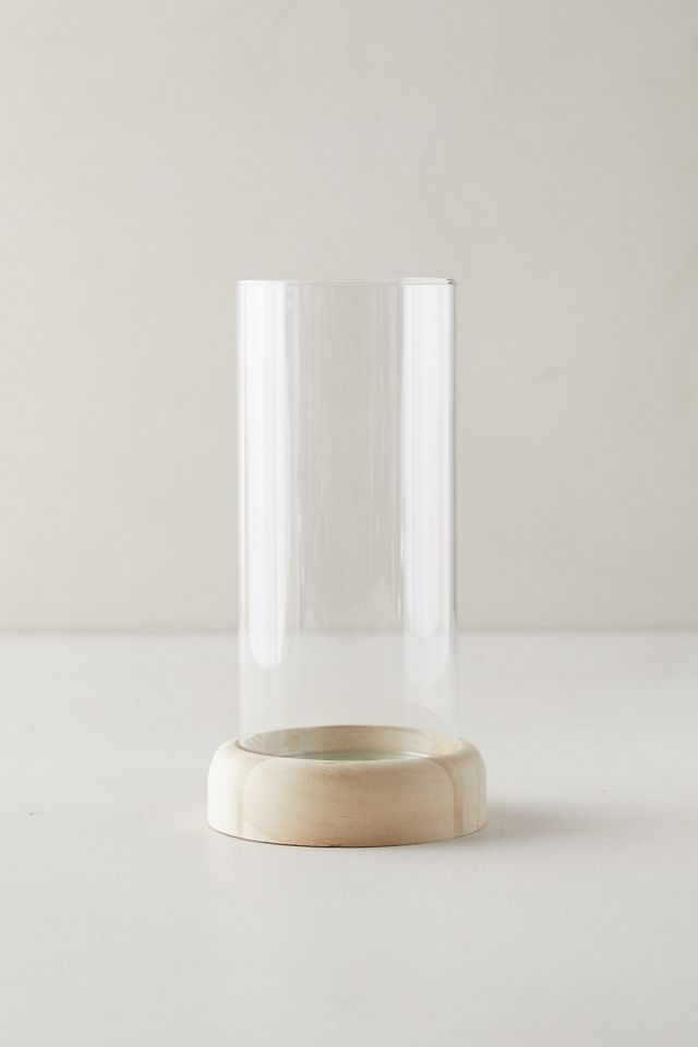 LED Vase on Wood Stand #2