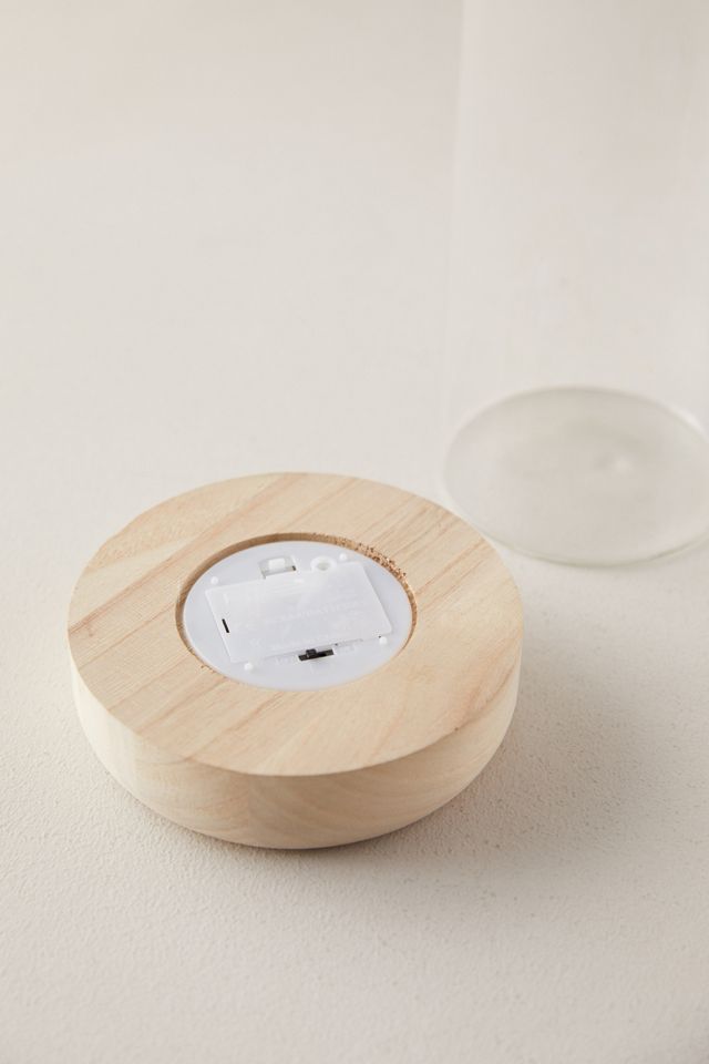 LED Vase on Wood Stand #6