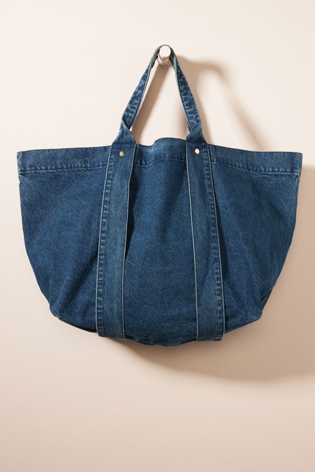 Clare V. Trop Denim Tote Bag | Anthropologie