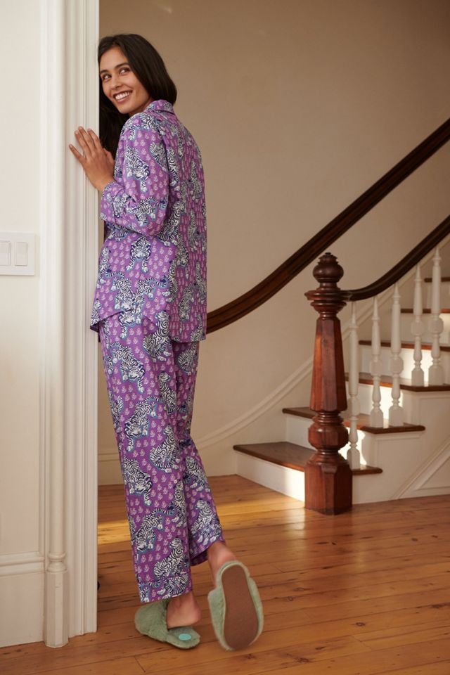 Violet Tiger Queen Pajama Set #2