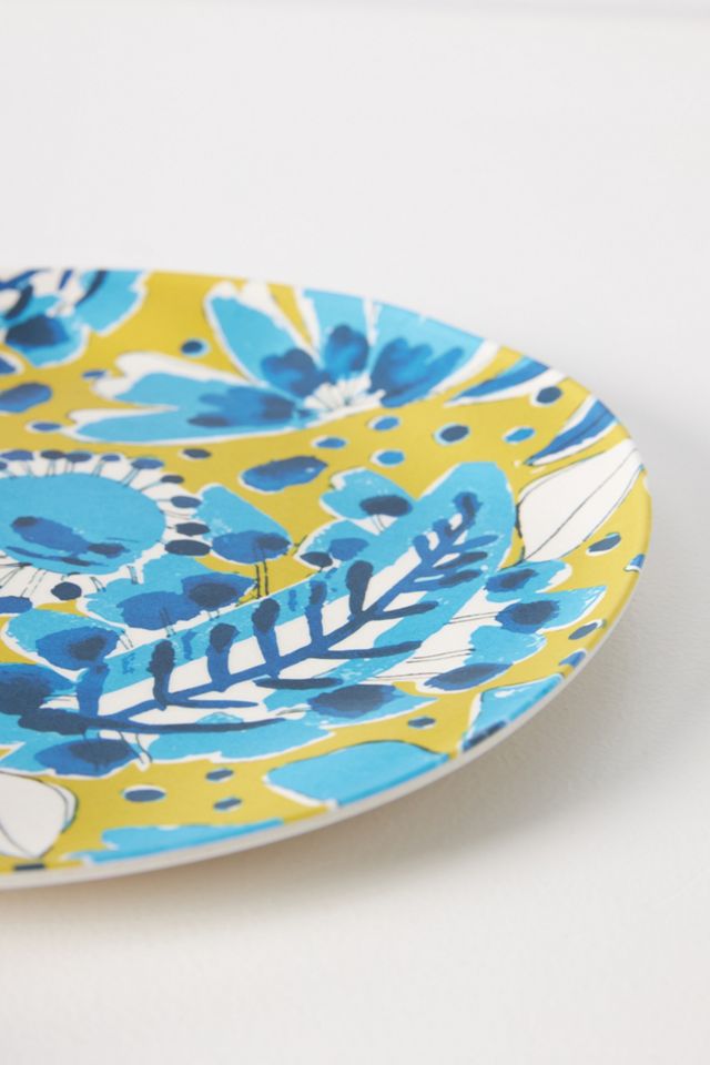 Vera for Anthropologie Perennial Bamboo Melamine Dinner Plate #2