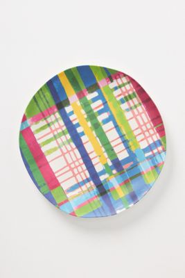 Vera for Anthropologie Perennial Bamboo Melamine Dinner Plate