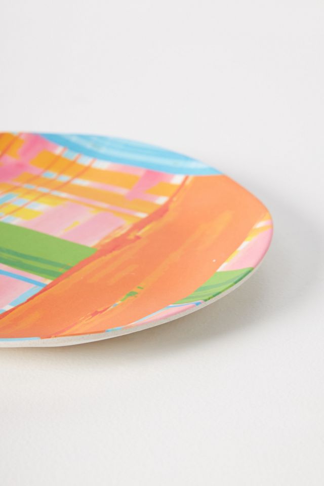 Vera for Anthropologie Perennial Bamboo Melamine Side Plate #1