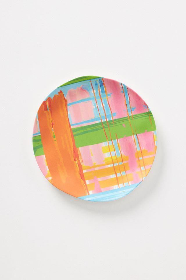 Vera for Anthropologie Perennial Bamboo Melamine Side Plate