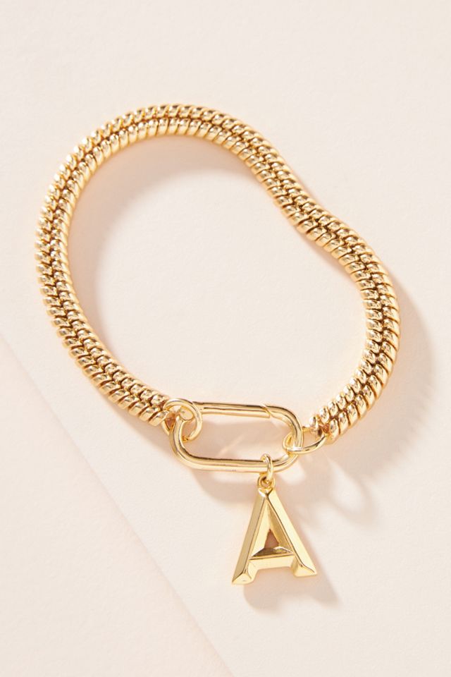 Monogram Linked Chain Bracelet #1